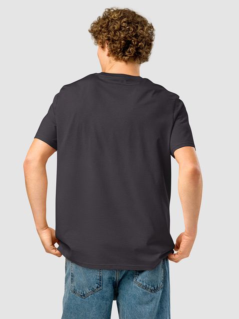 Photo showing Stanley/Stella Unisex Organic Ribbed Neck T-Shirt