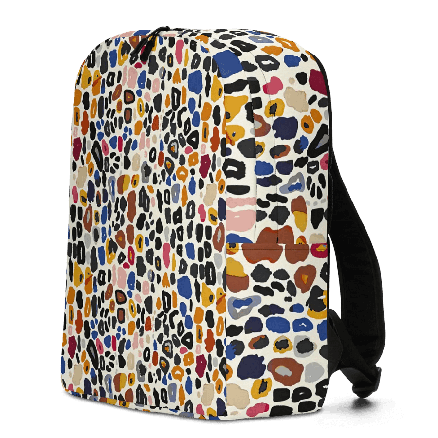 Eclectic Leopard Print Laptop Backpack product image (12)