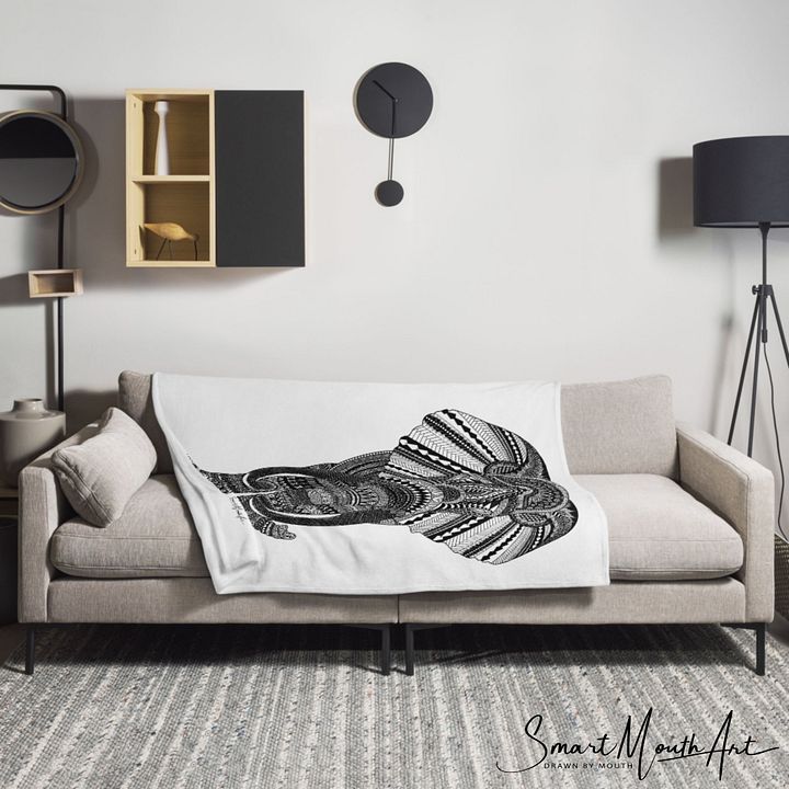 Elephant Throw Blanket product image (1)