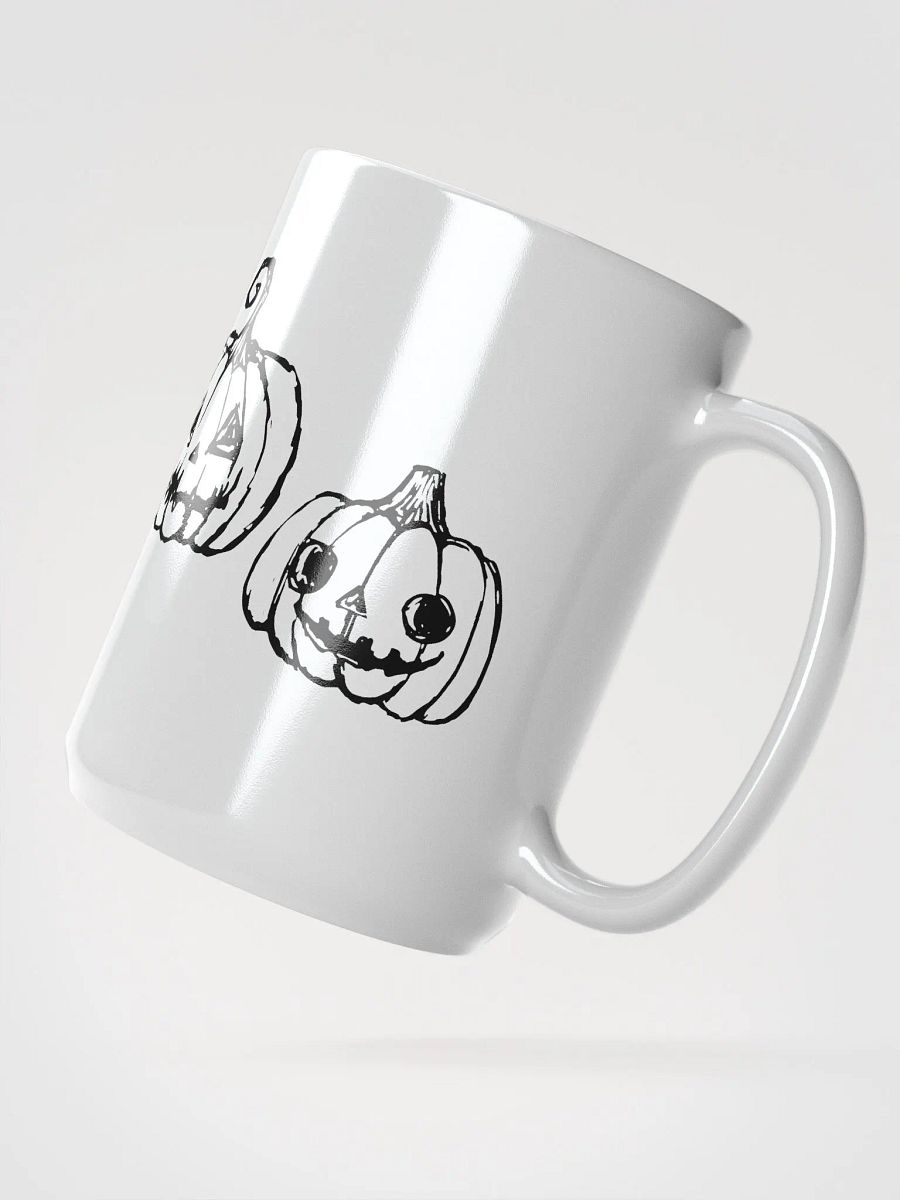Halloween Season Pattern White Shiny Mug product image (2)