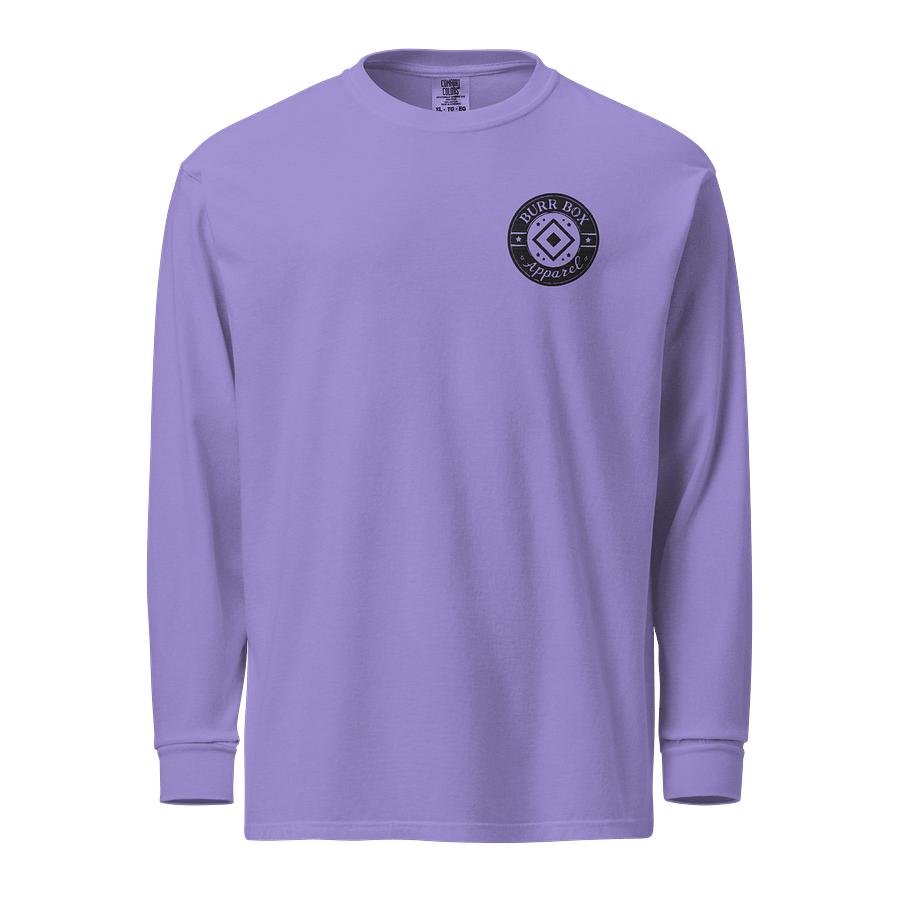 BURR BOX Unisex Garment-Dyed Heavyweight Long Sleeve Shirt product image (17)