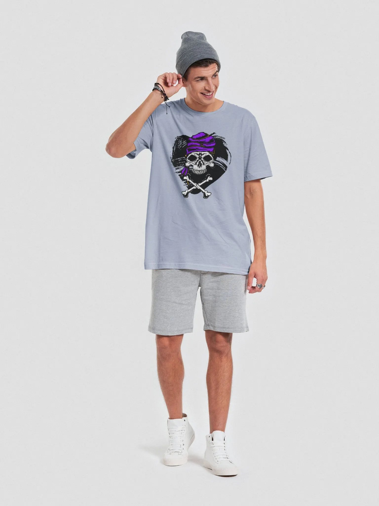 Ink Skull Heart Stream T-Shirt product image (6)