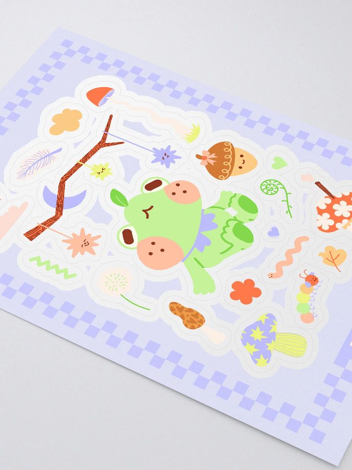 Frogshroom and Friends Sticker Sheet product image (2)