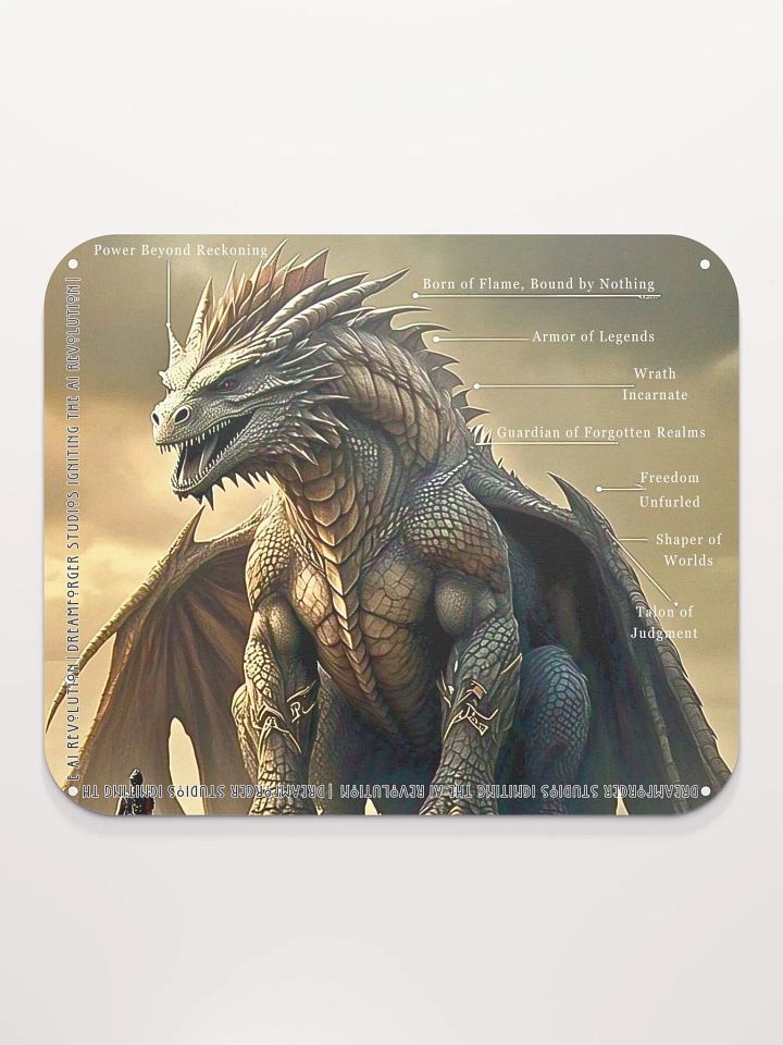 Draco Realms: Titan of the Ancient Flame Mouse Pad product image (2)