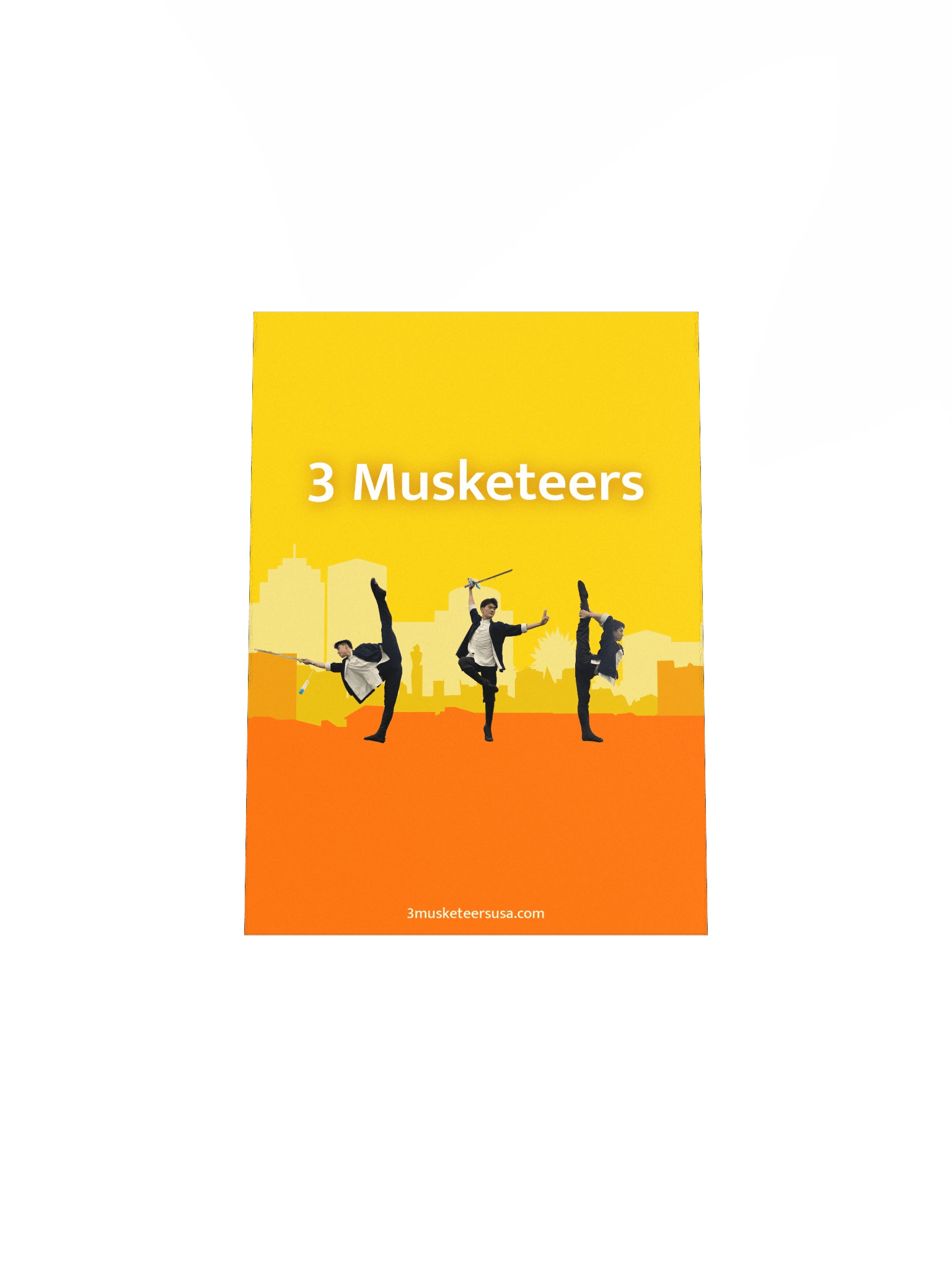 3 Musketeers Cityscape Logo Poster product image (32)