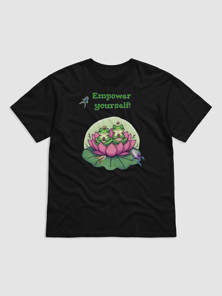Zen Frog Lotus T-Shirt product image (3)