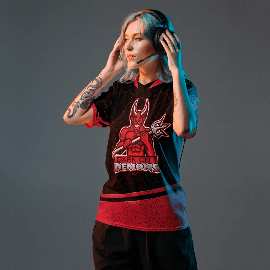 Dark City Demons Official Sportsball Jersey (Demon Skin Edition) product image (9)