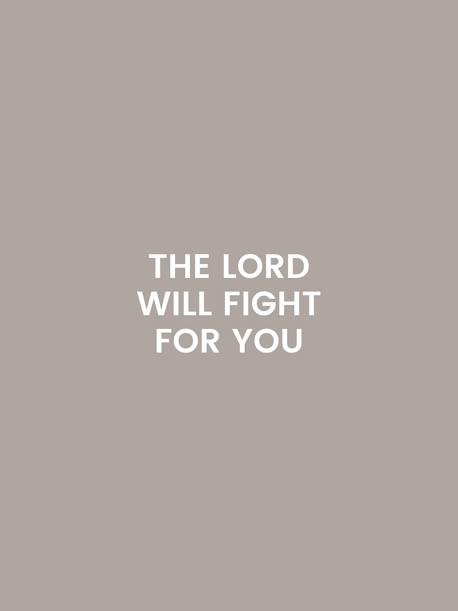 The Lord Will Fight For You. product image (2)