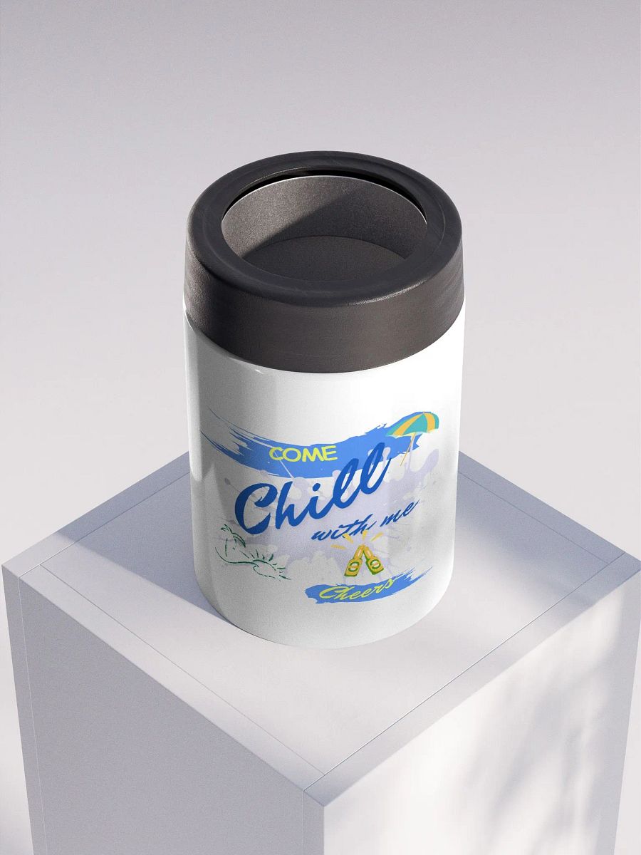 Stainless steel Koozie for your summer parties.   ‘Today we only Sizzle and chill’ design. product image (4)