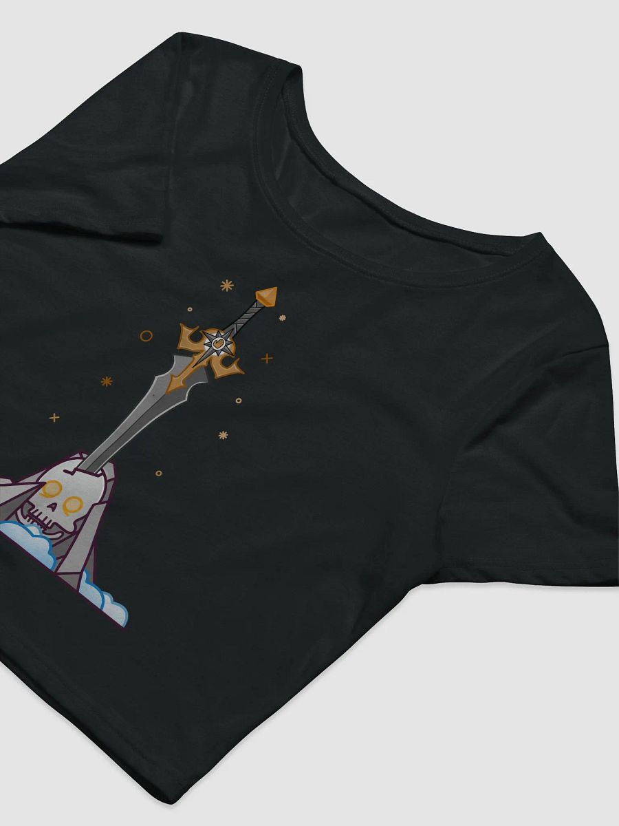 Sword in the Skull - Argent Variation - Crop Tee product image (10)