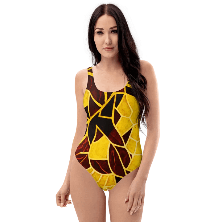 Abstract Leaves Swimsuit product image (1)