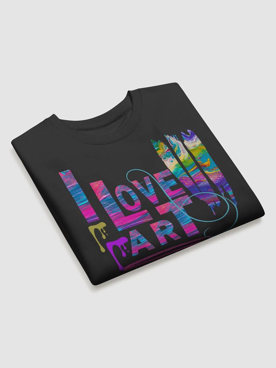 I Love Art Hoodie product image (3)