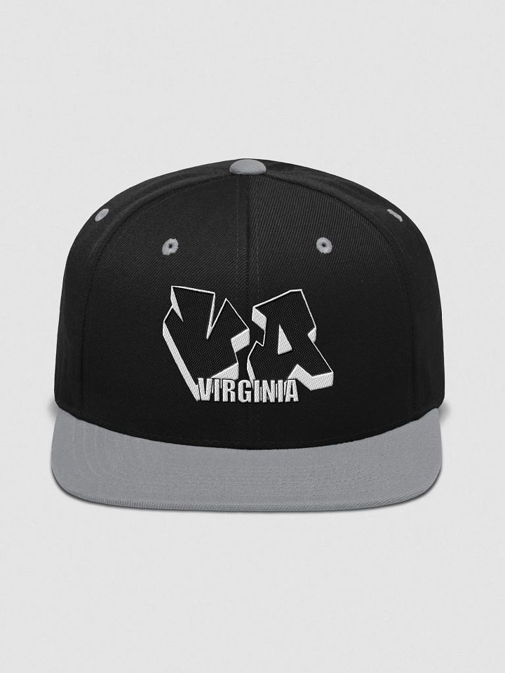 VIRGINIA, VA, Graffiti, Yupoong Wool Blend Snapback Hat product image (1)