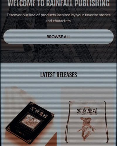 Today, I'm proud to announce the launch of our new website and the official RAINFALL PUBLISHING online store ! 🛍
You'll find ...