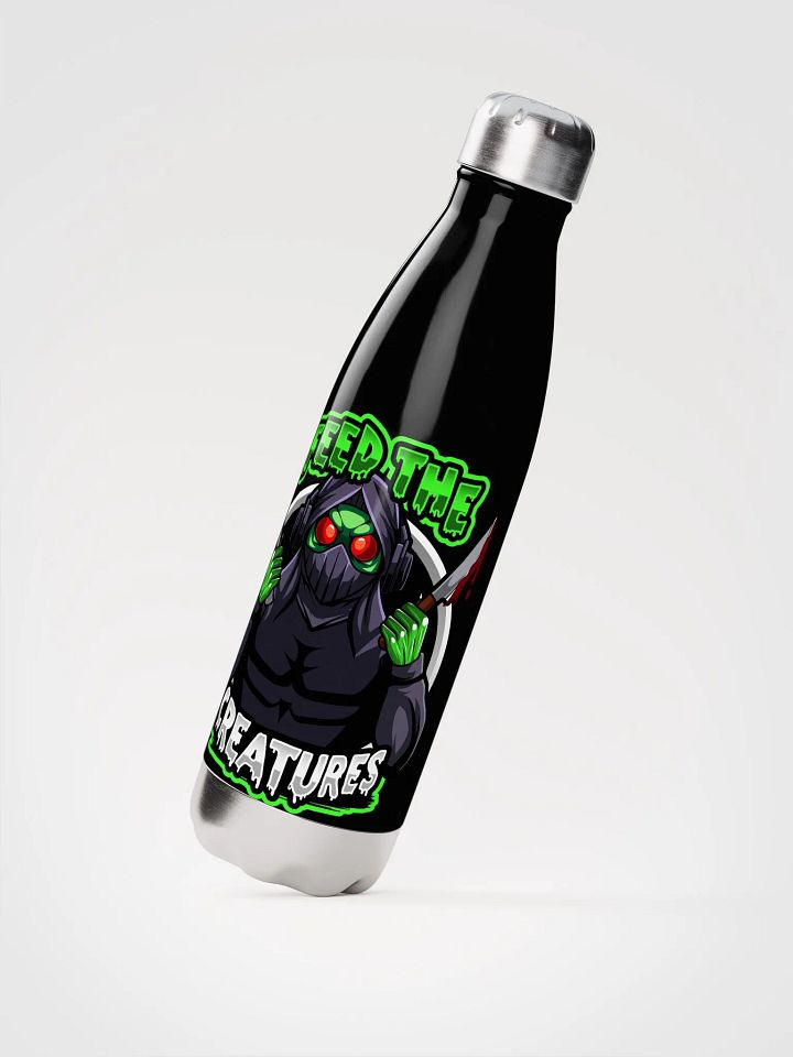 Feed The Creatures Stainless Steel Water Bottle product image (2)