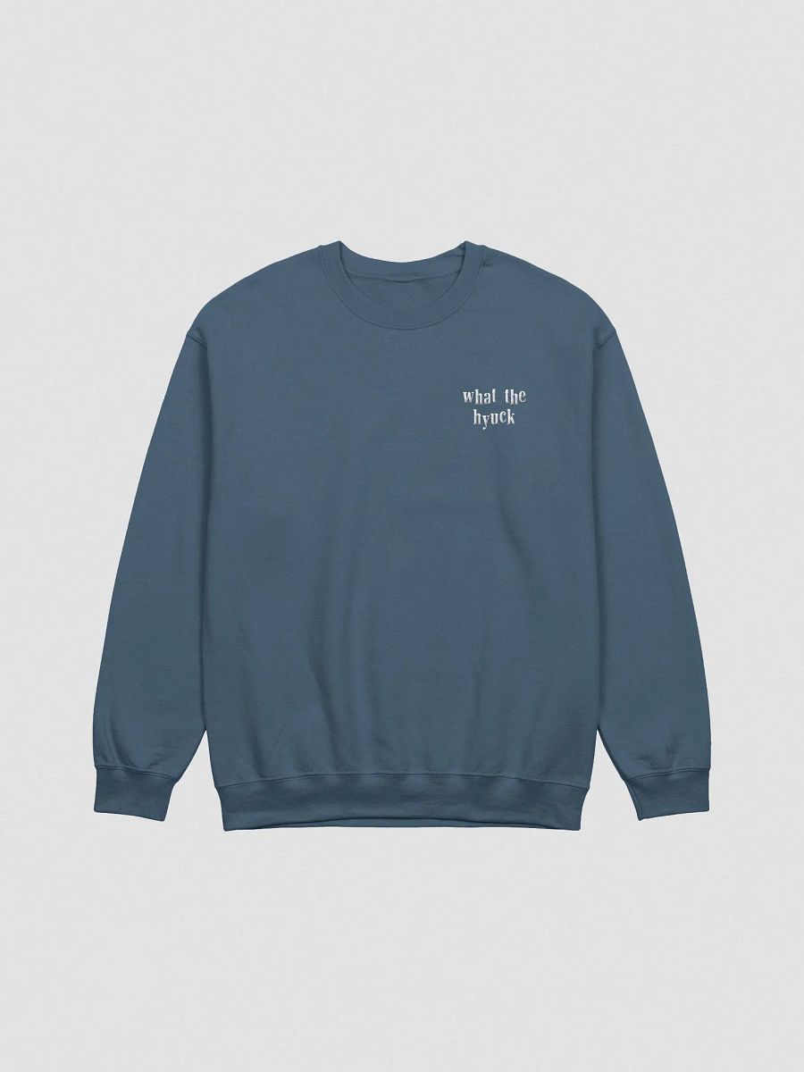 what the hyuck embroidered crewneck product image (5)
