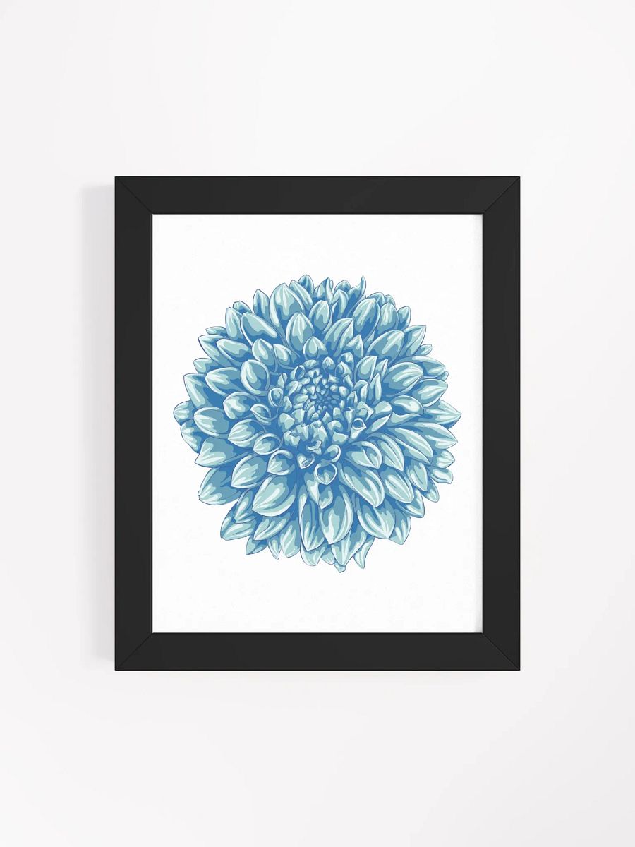Blue Stylized Dahlia Bloom product image (3)