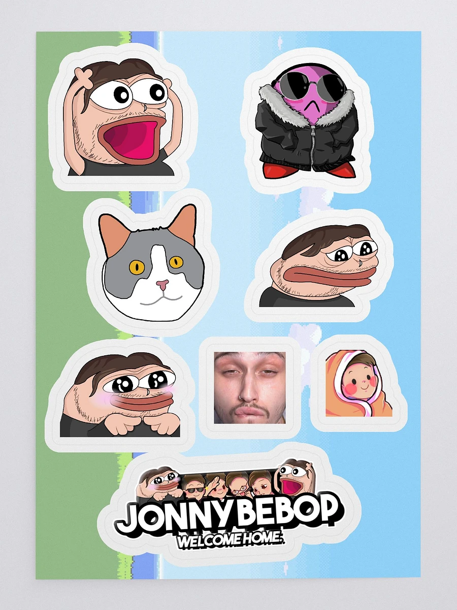 JonnyBebop Sticker Sheet & 8-Bit Backdrop product image (3)