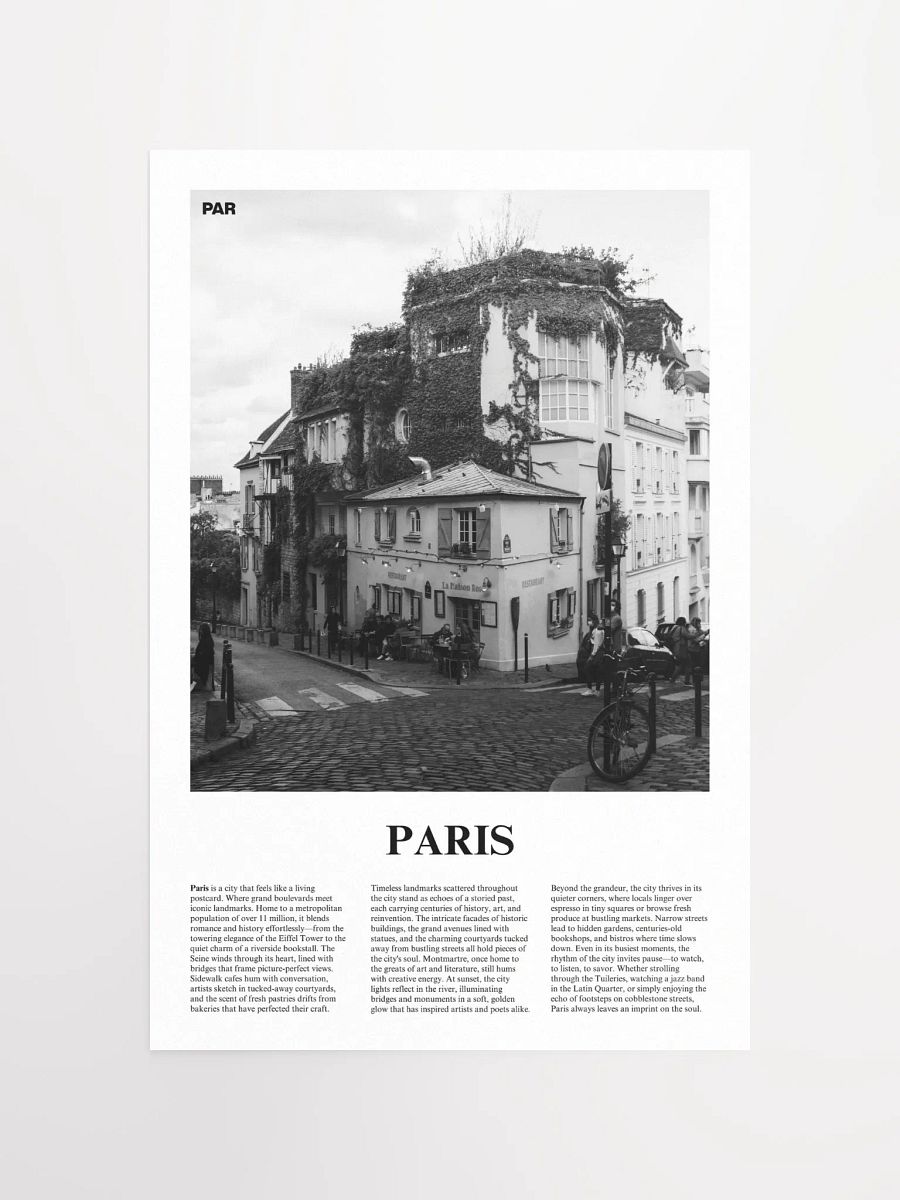 Paris 05 Newspaper Poster product image (11)