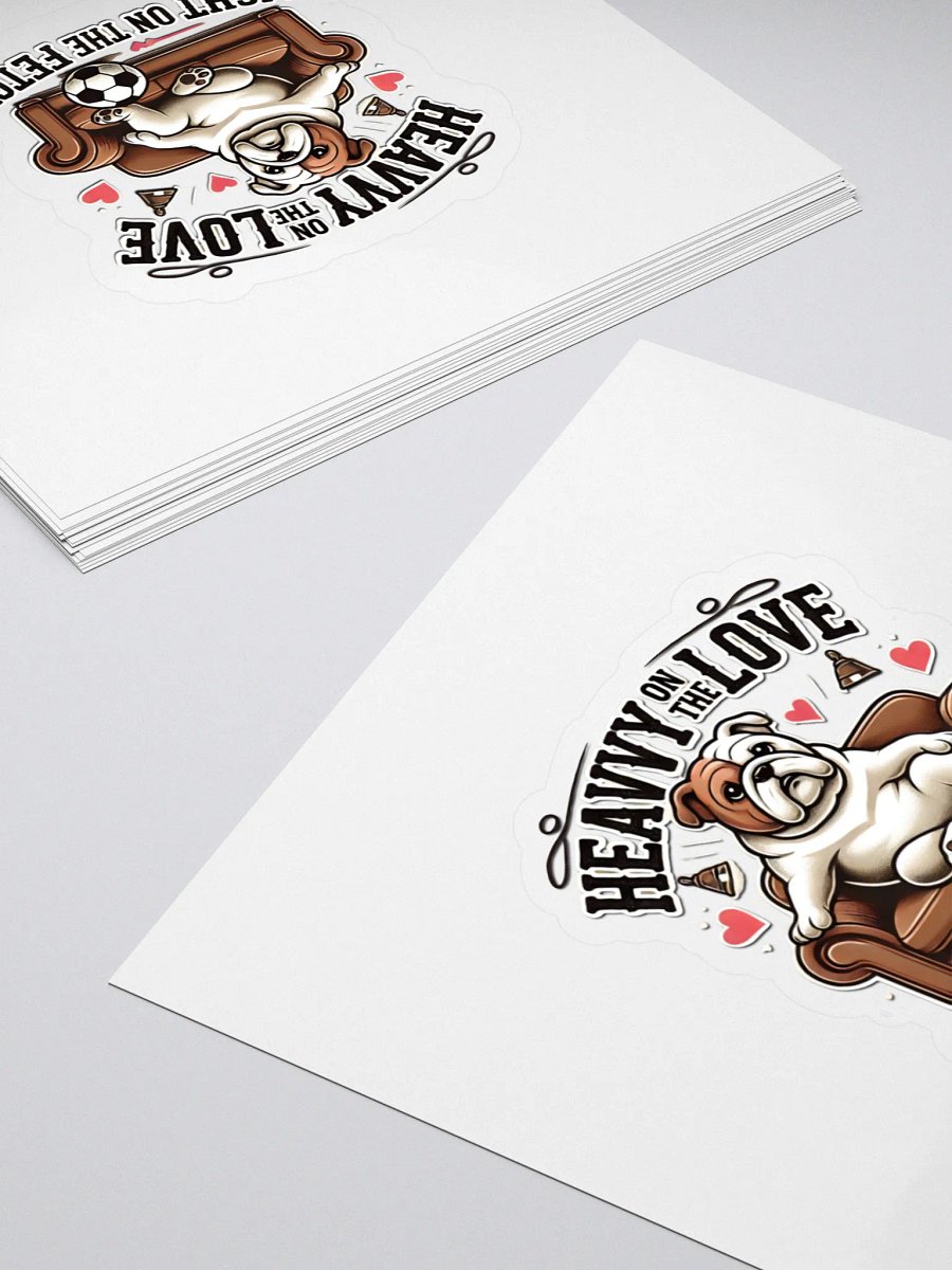 Bulldog Love Sticker product image (4)