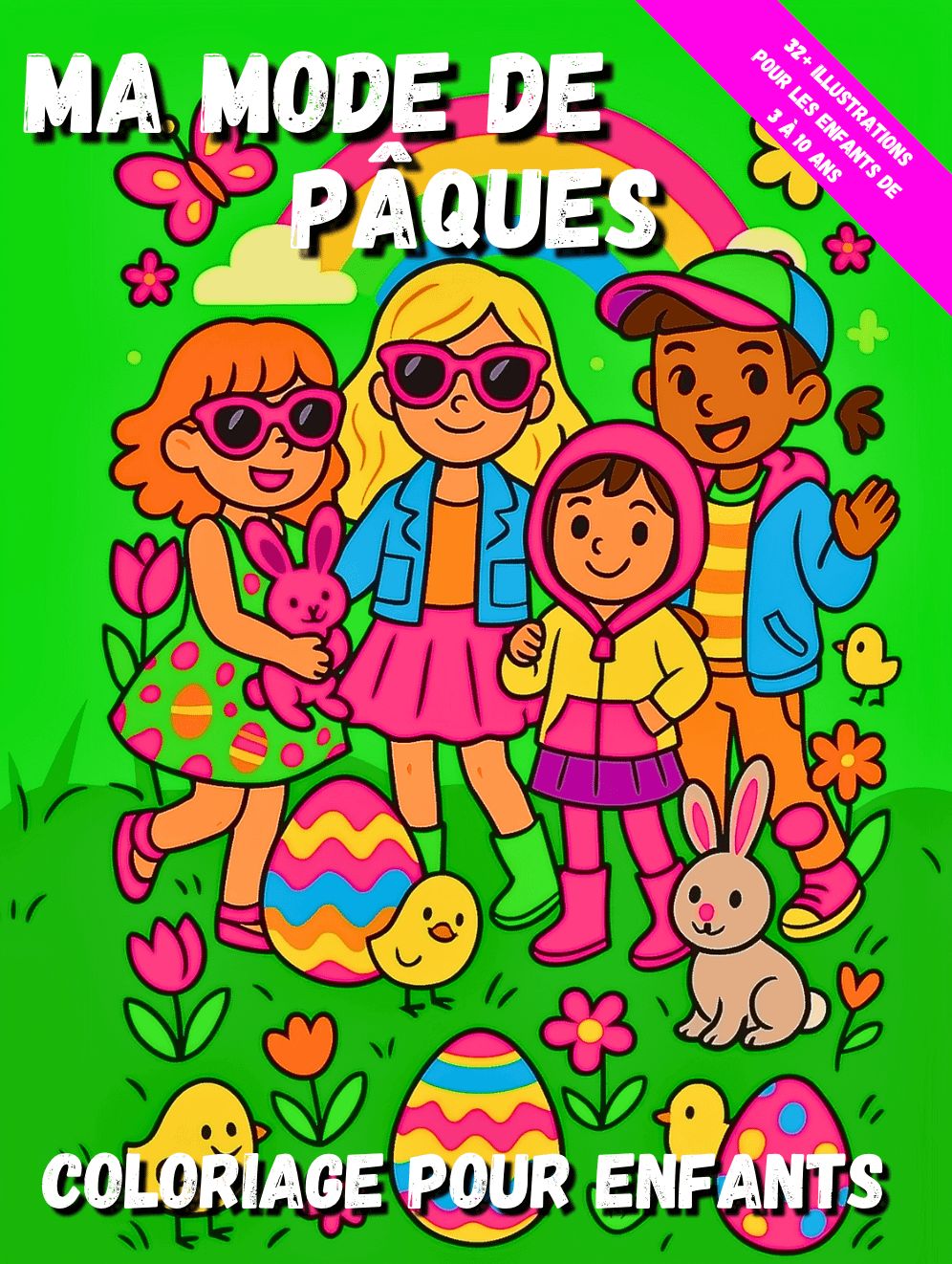 MA MODE DE PÂQUES: 40+ ILLUSTRATIONS DE MODE ENFANTINE POUR LES ENFANTS DE 3 À 10 ANS product image (1)