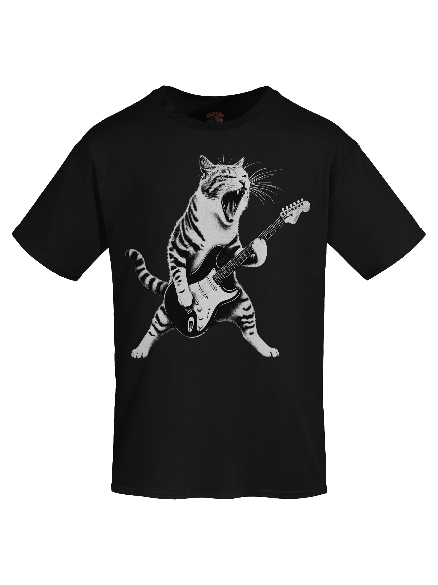 CAT PLAYING GUITAR T-SHIRT product image (73)