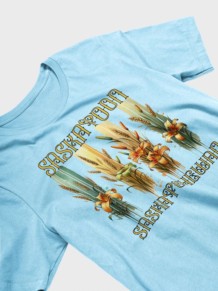 Saskatoon Saskatchewan 4 Vertical Tiger Lily Wheat T-Shirt product image (17)