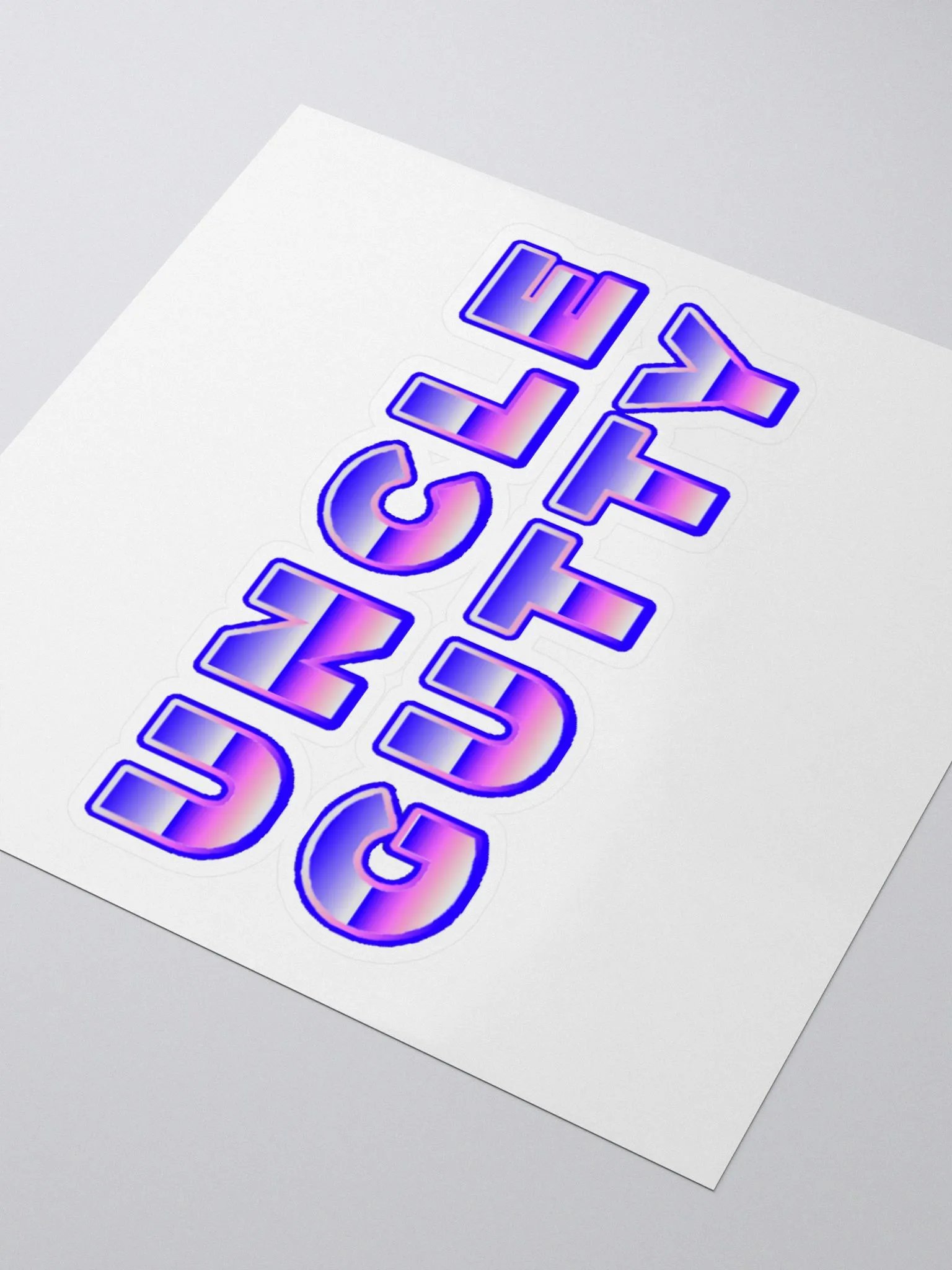 Uncle Gutty Kiss Cut Sticker product image (3)