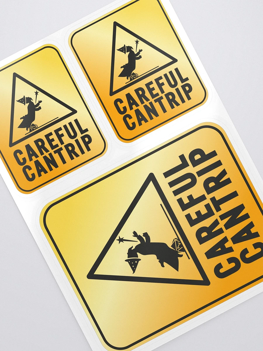 Careful Cantrip Logo Sticker Set product image (2)