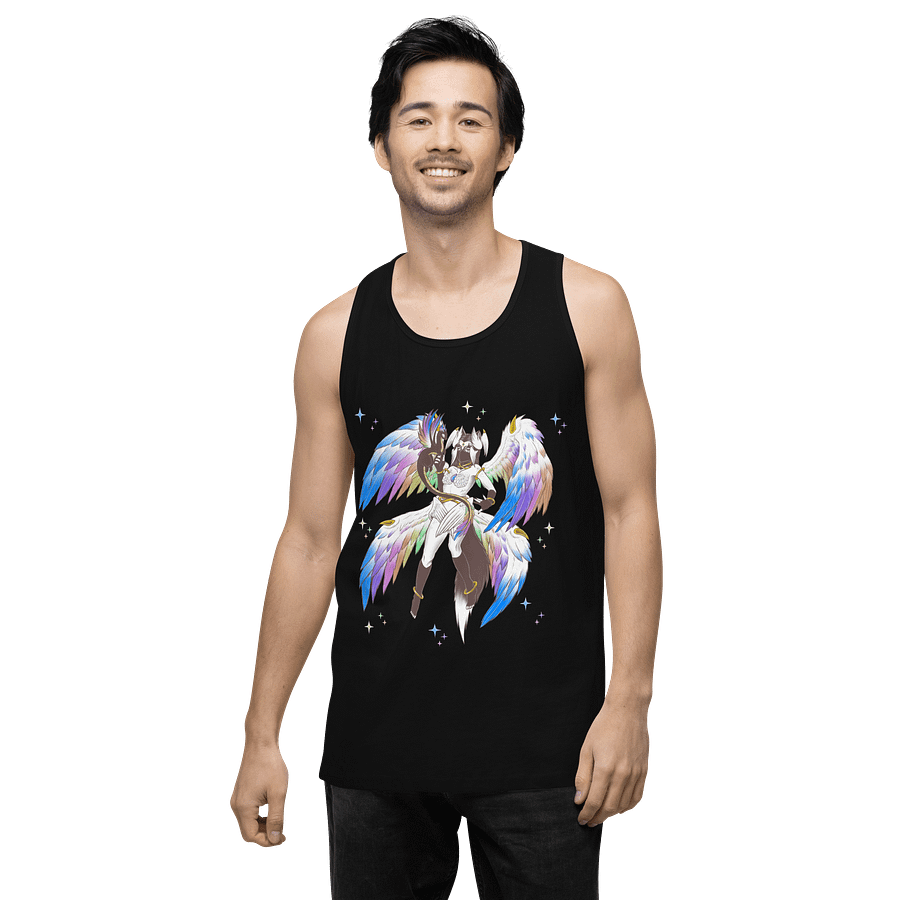 Rainbow Pride Angel Men's Tank Top product image (9)