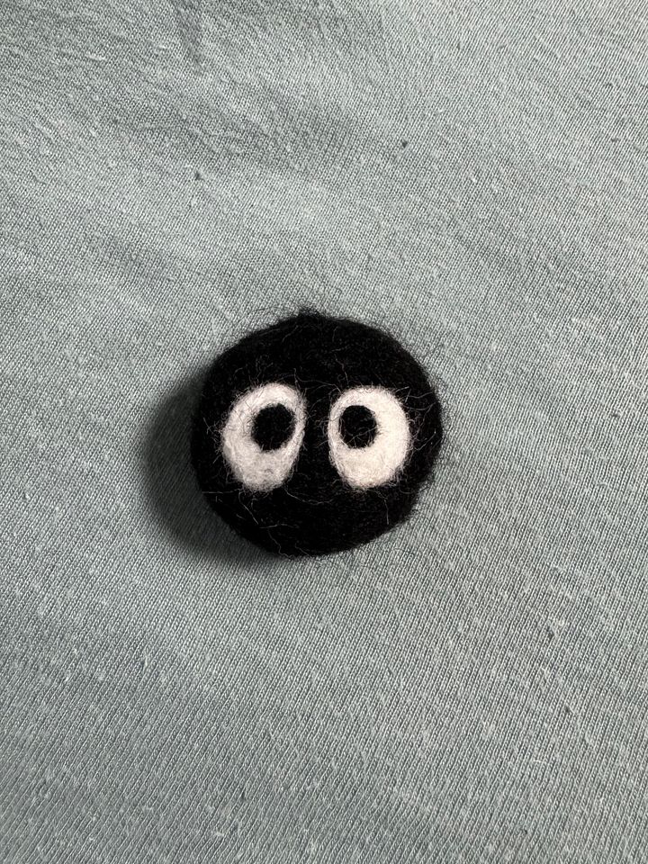Needle felted soot sprite product image (1)