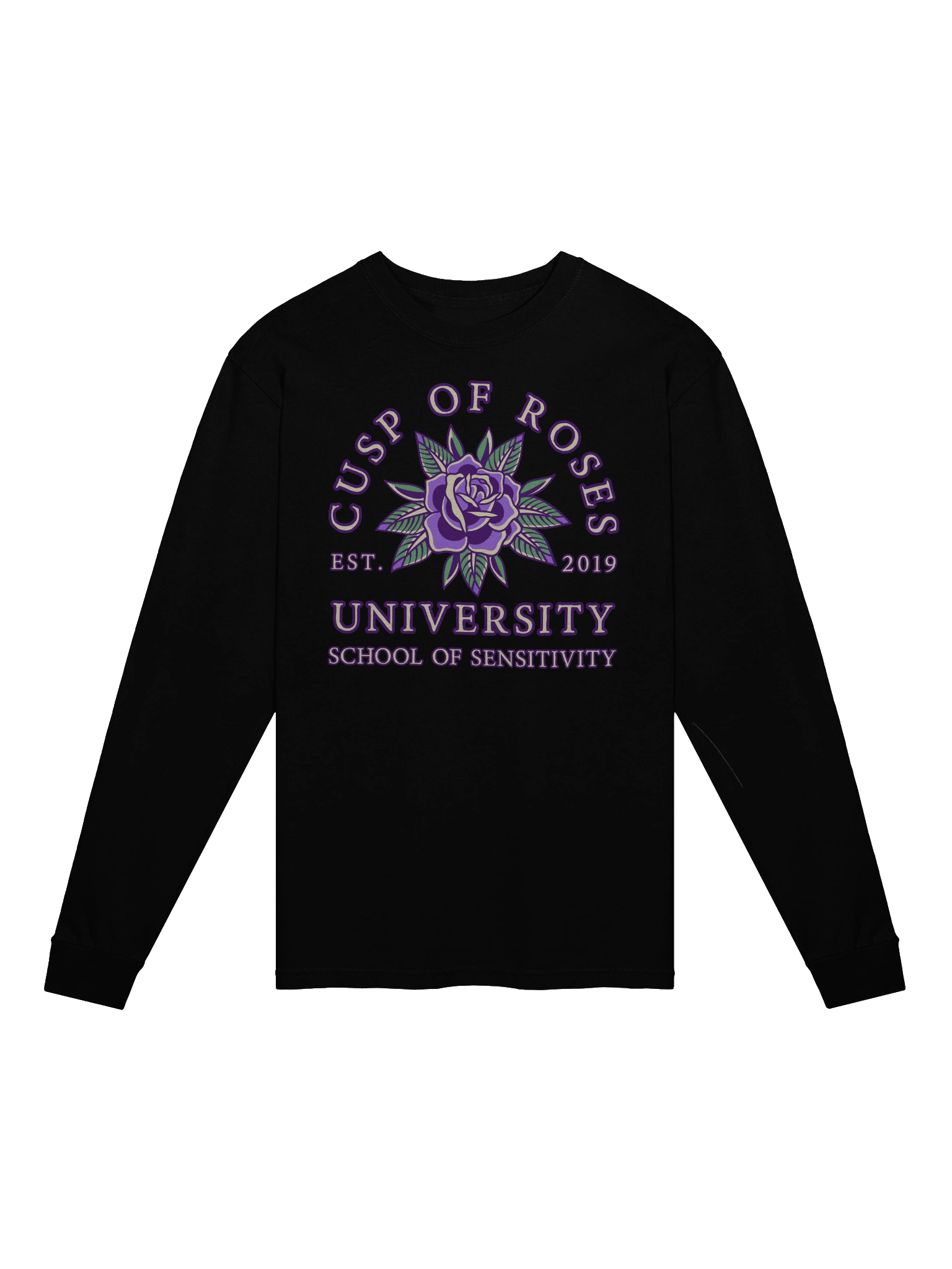 school of sensitivity | long-sleeve tee | aquarius-pisces cusp product image (1)