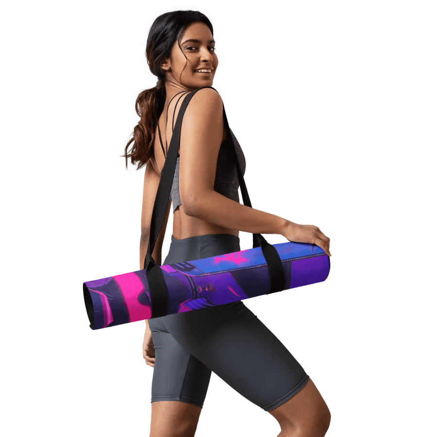 Neon Cat Yoga Mat product image (9)