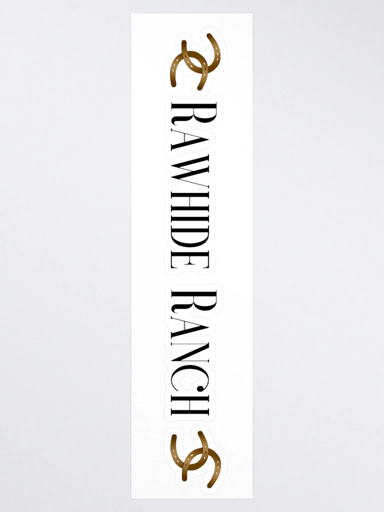 Rawhide Ranch Long Logo Kiss Cut Sticker product image (3)