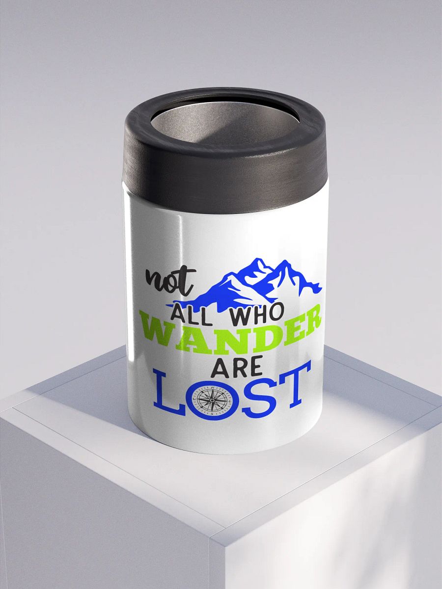 Not All Who Wander Are Lost v2 Stainless Steel Koozie product image (3)