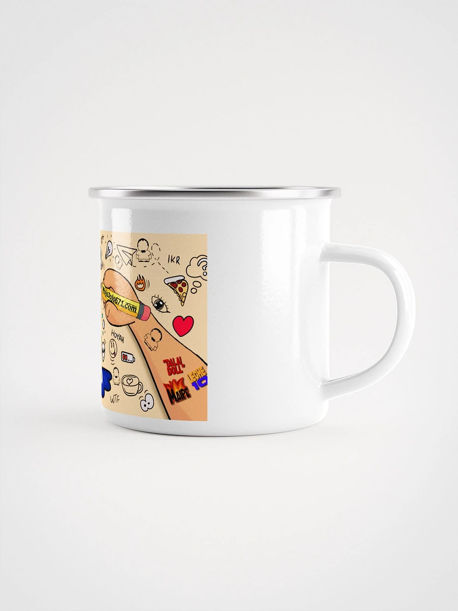 🎨 Introducing the Mojojojo671 Artist Edition Enamel Mug! 🌟 product image (3)