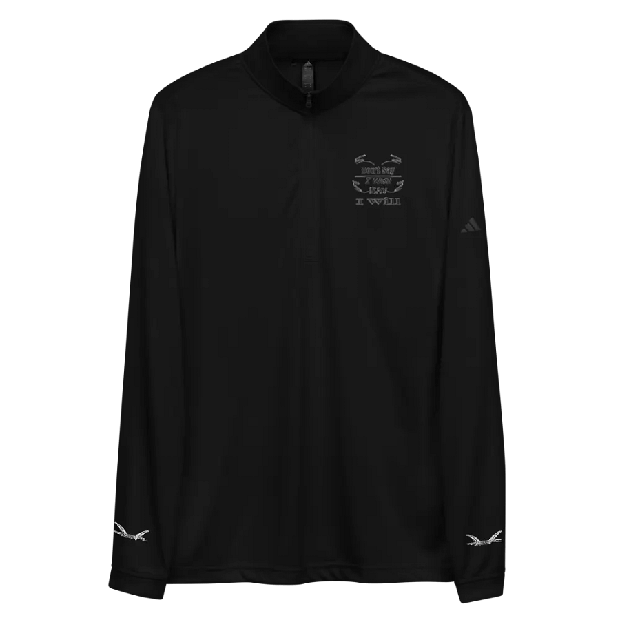 Don't Say I Wish Say I Will - Embroidered - Lightweight Quarter-Zip Pullover product image (17)