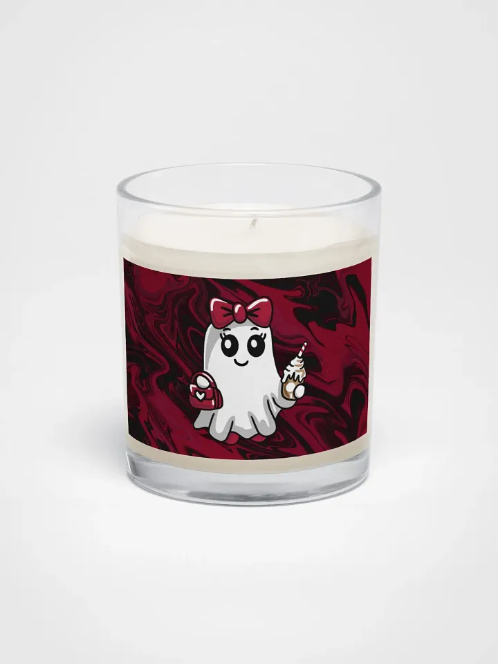 Stylish Ghost Soy Wax Glass Jar Candle product image (1)
