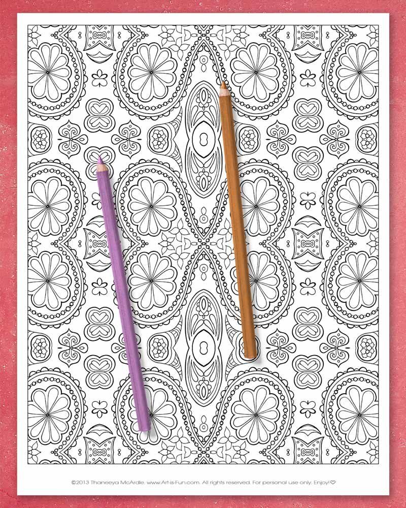 Abstract Patterns Coloring Pages product image (9)