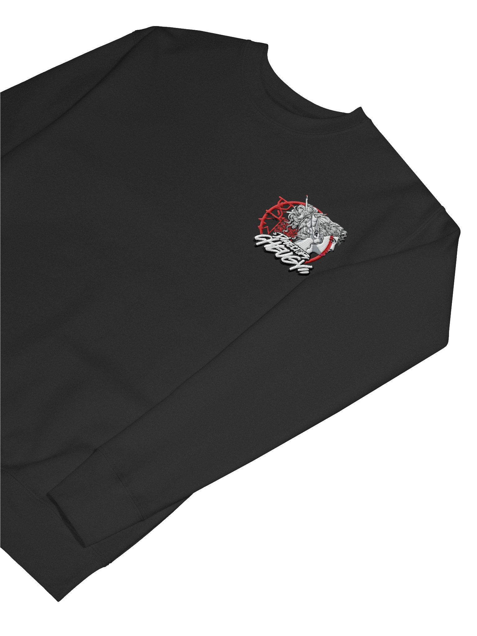 Bustin Crew Neck Sweatshirt (White) product image (7)