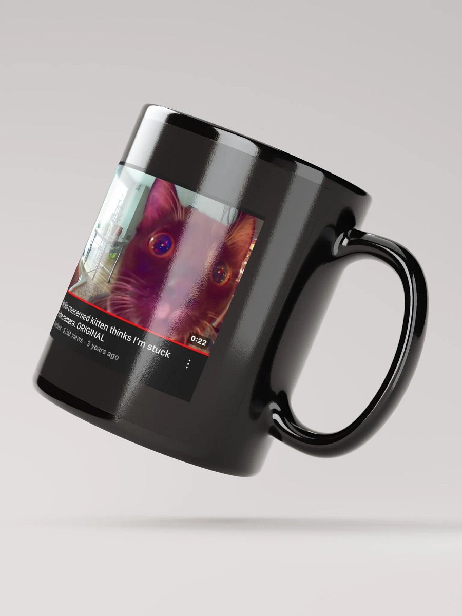 Heckin Concerned Kitten Mug! product image (2)