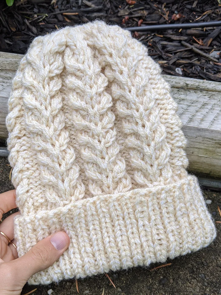 Foxglove Knit Hat Pattern product image (2)