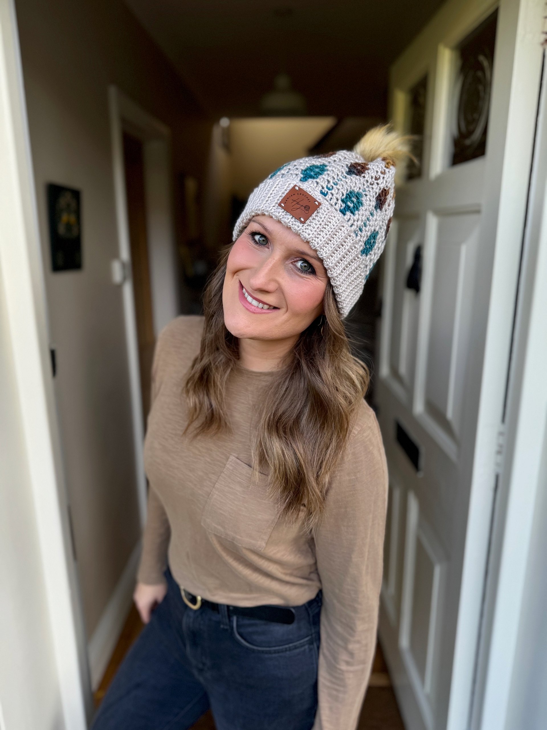Starlight Hat Crochet Pattern | Mosaic Crochet Beanie Pattern | Overlay Mosaic Crochet | 6 Sizes Baby to Adult product image (7)