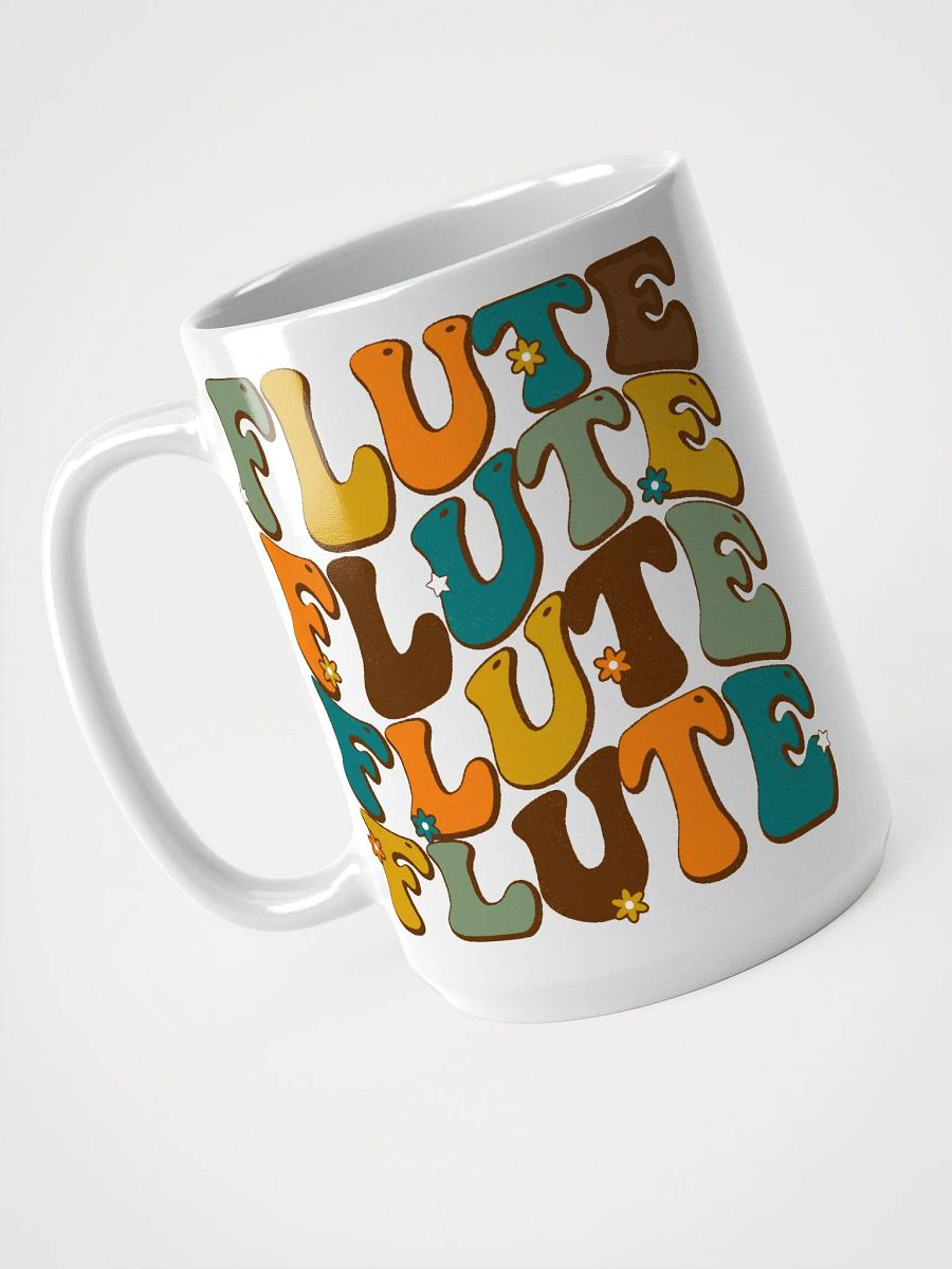 Groovy Wavy Flute Mug in Retro Colors 15oz (white background) product image (3)