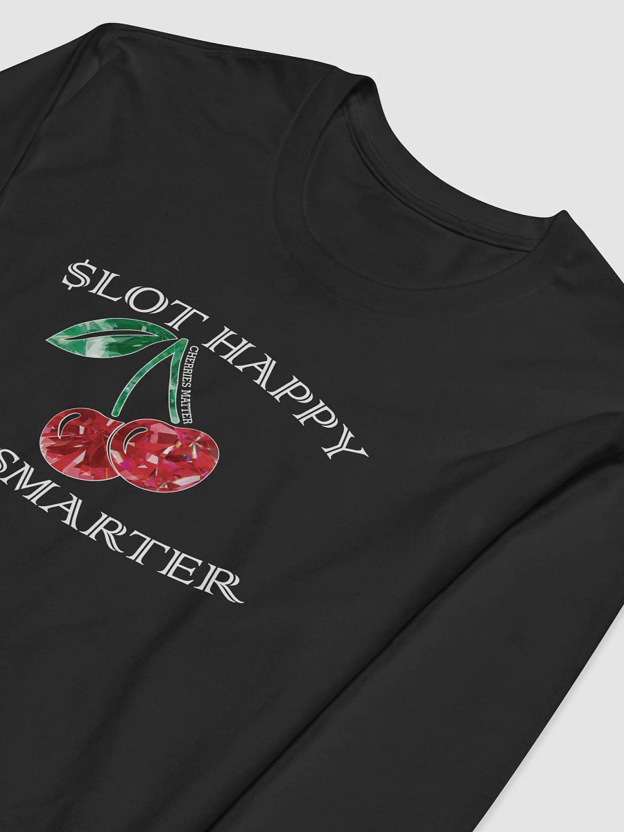 Cherries Matter Slot Happy Slot Smarter Fitted Long Sleeve Cherries Matter Shirt product image (3)