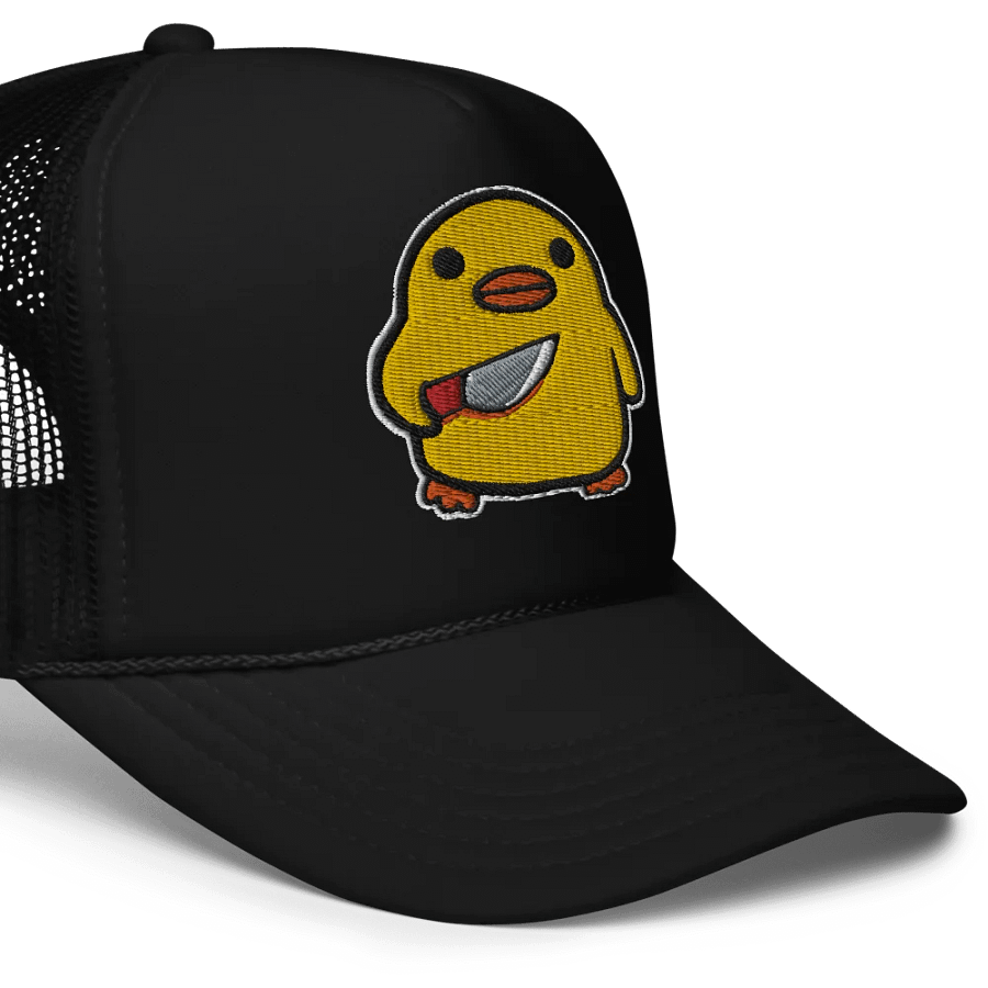 Embroidered Stabby Duck Trucker Hat product image (5)