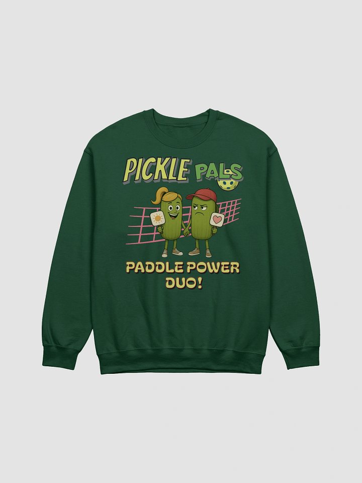 Pickle Pals Couple Paddle Power Duo Pickleball Sweatshirt product image (1)