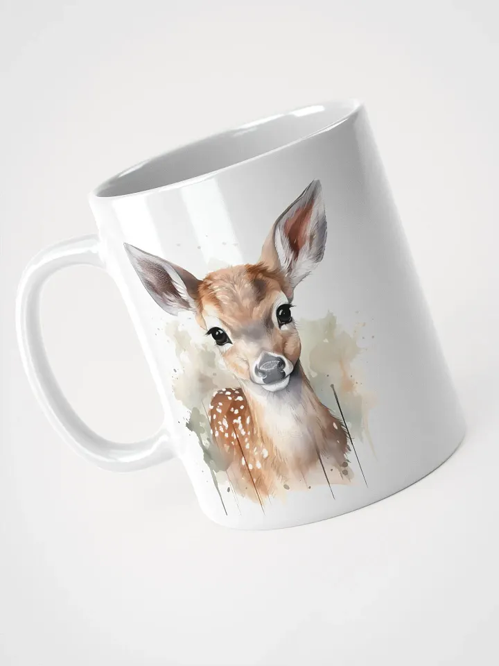 Fawn Dreams White Glossy Mug product image (2)