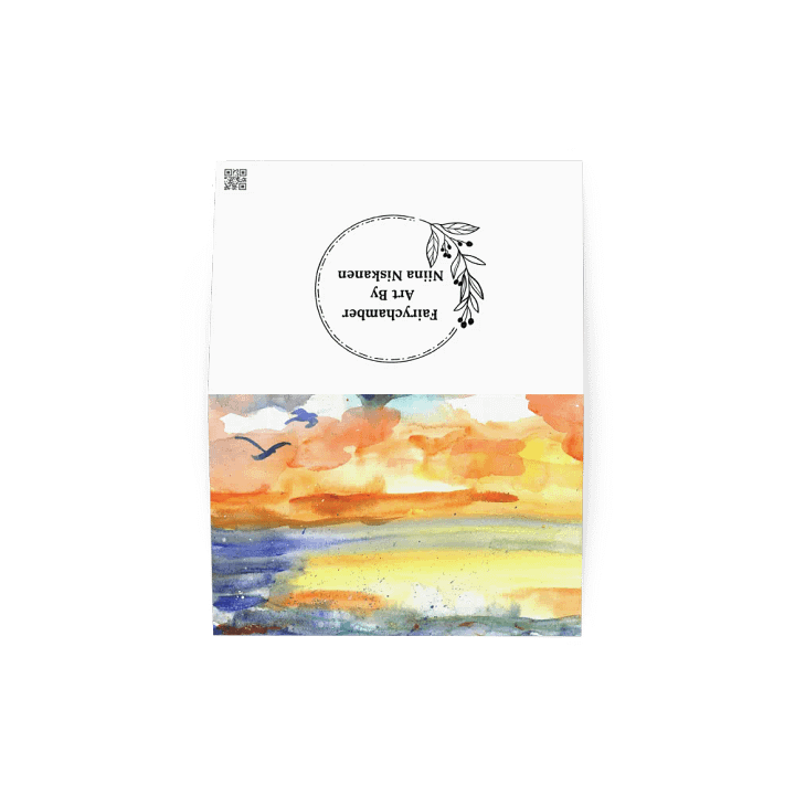 Playful Sea Blank Greeting Card product image (4)