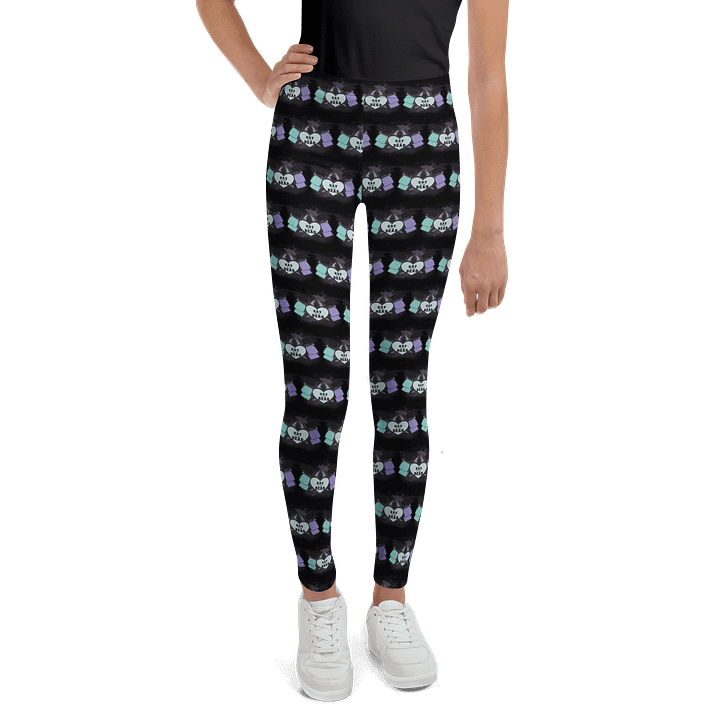 Kay_of_the_Dead Logo Youth Leggings product image (1)